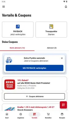 REWE android App screenshot 1