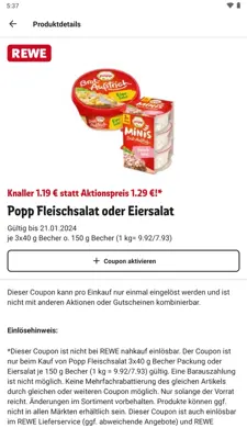 REWE android App screenshot 6